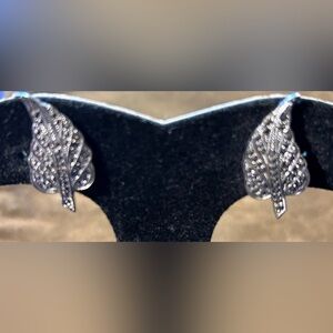 Silver Leaf Earrings